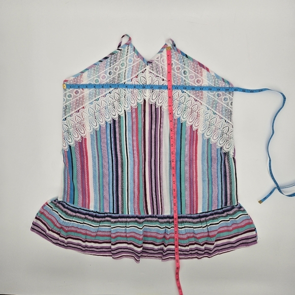 Colorful Striped Southern Stitch Speghetti Strap Top Size XL (NWT) - Picture 3 of 8